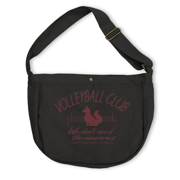 COSPA Haikyuu!! Inarizaki High School Volleyball Club Newspaper Bag /BLACK