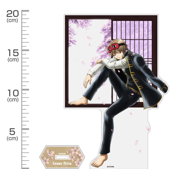 COSPA Gintama New Illustration Sougo Okita Acrylic Stand (Large) Glimpse of Scenery Through a Little Window Ver. รูปภาพ 1