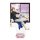 COSPA Gintama New Illustration Kamui Acrylic Stand (Large) Glimpse of Scenery Through a Little Window Ver. รูปภาพ 2