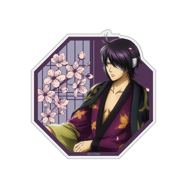 COSPA Gintama New Illustration Shinsuke Takasugi Acrylic Magnet Glimpse of Scenery Through a Little Window Ver.