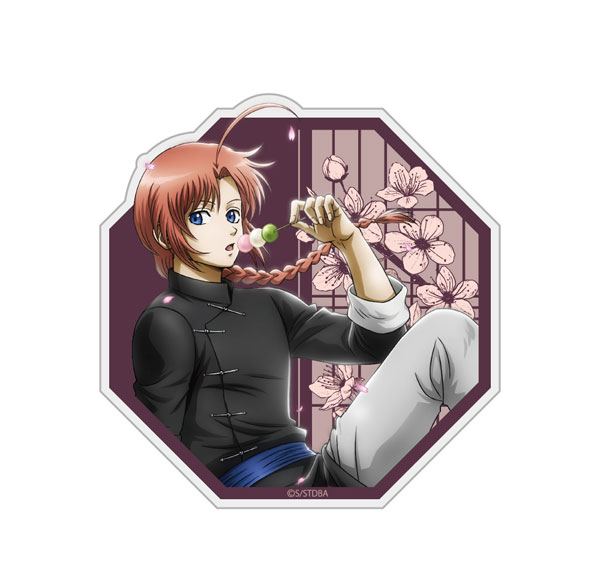 COSPA Gintama New Illustration Kamui Acrylic Magnet Glimpse of Scenery Through a Little Window Ver. รูปภาพ 1