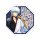 COSPA Gintama New Illustration Gintoki Sakata Outdoor Compatible Sticker Glimpse of Scenery Through a Little Window Ver. 이미지 2