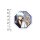 COSPA Gintama New Illustration Gintoki Sakata Mini Sticker Set Glimpse of Scenery Through a Little Window Ver. Bild 2