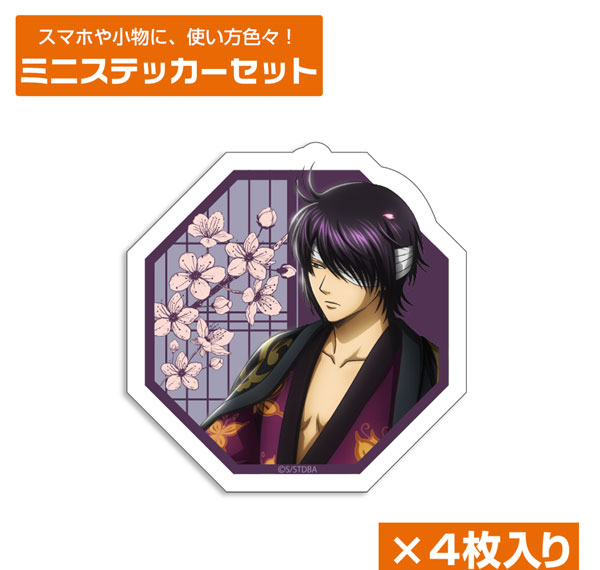 COSPA Gintama New Illustration Shinsuke Takasugi Mini Sticker Set Glimpse of Scenery Through a Little Window Ver. รูปภาพ 1