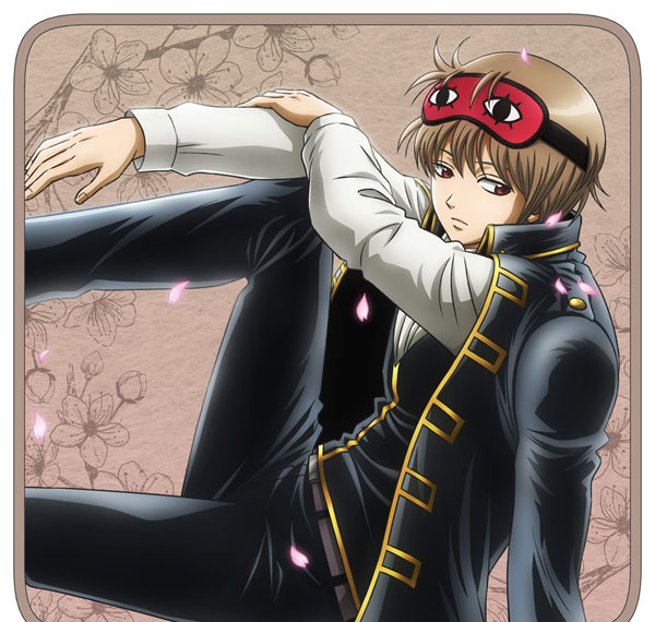 COSPA Gintama New Illustration Sougo Okita Full Color Hand Towel Glimpse of Scenery Through a Little Window Ver.