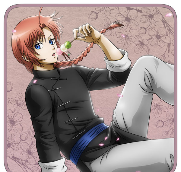 COSPA Gintama New Illustration Kamui Full Color Hand Towel Glimpse of Scenery Through a Little Window Ver.