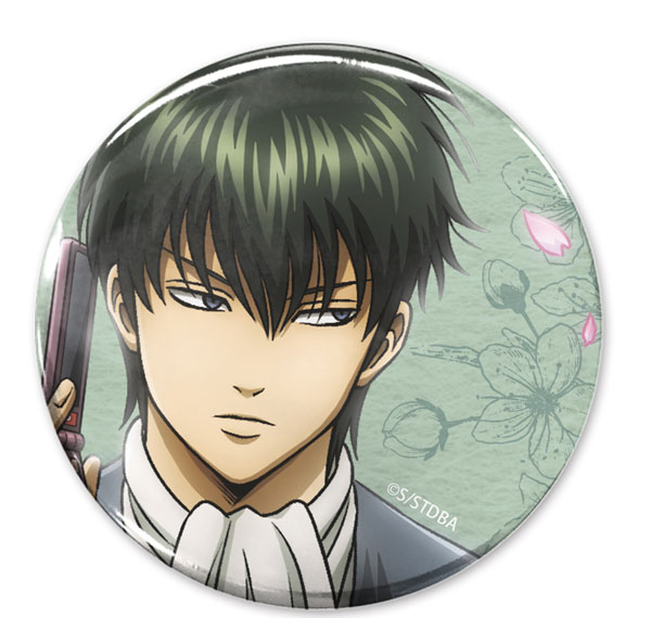 COSPA Gintama New Illustration Toshiro Hijikata 65mm Tin Badge Glimpse of Scenery Through a Little Window Ver. 이미지 1
