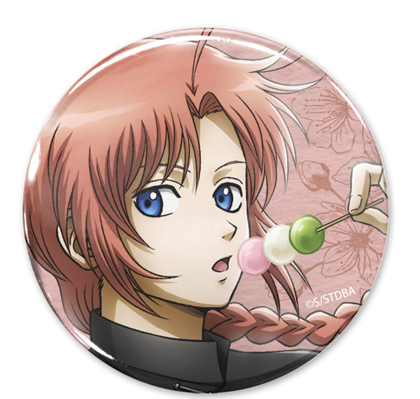 COSPA Gintama New Illustration Kamui 65mm Tin Badge Glimpse of Scenery Through a Little Window Ver. hình ảnh 1