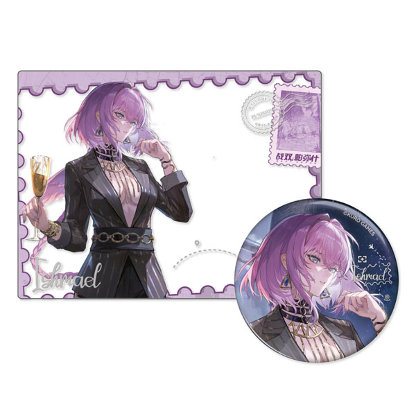 KURO GAMES [Exclusive Sale] Punishing: Gray Raven 6th Anniversary Echoes of Elsewhere Badge Transparent Card Set Ishmael