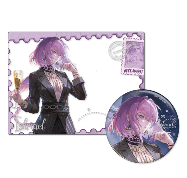 KURO GAMES [Exclusive Sale] Punishing: Gray Raven 6th Anniversary Echoes of Elsewhere Badge Transparent Card Set Ishmael Bild 1