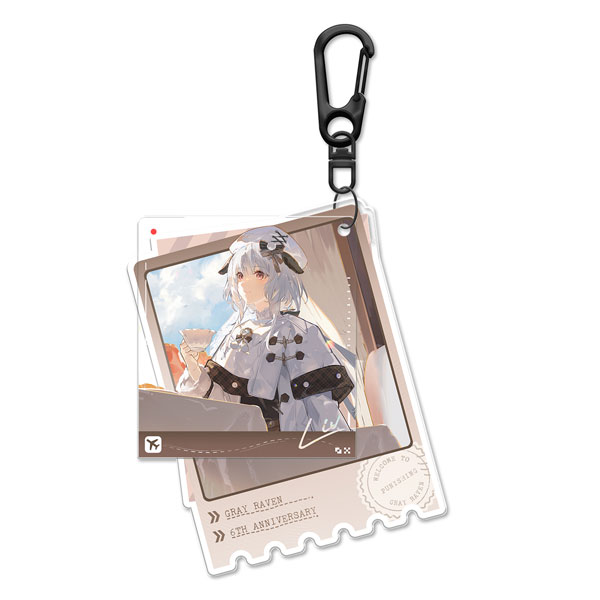 KURO GAMES [Exclusive Sale] Punishing: Gray Raven 6th Anniversary Echoes of Elsewhere Acrylic Charm Liv Bild 1