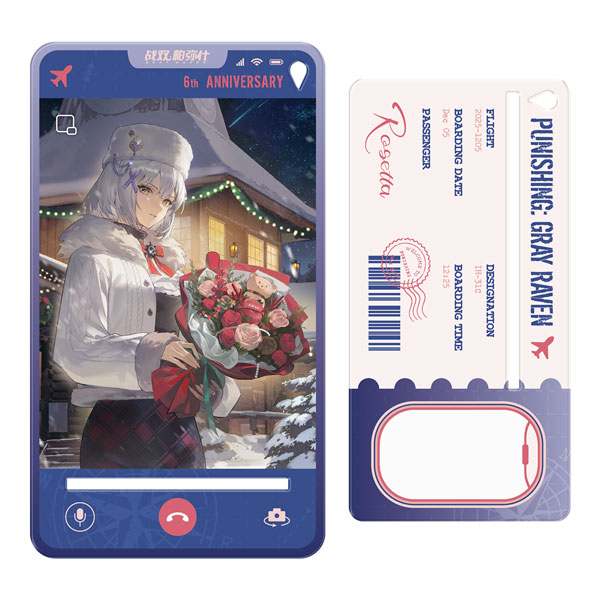 KURO GAMES [Exclusive Sale] Punishing: Gray Raven 6th Anniversary Echoes of Elsewhere Display Standee Rosetta image 1