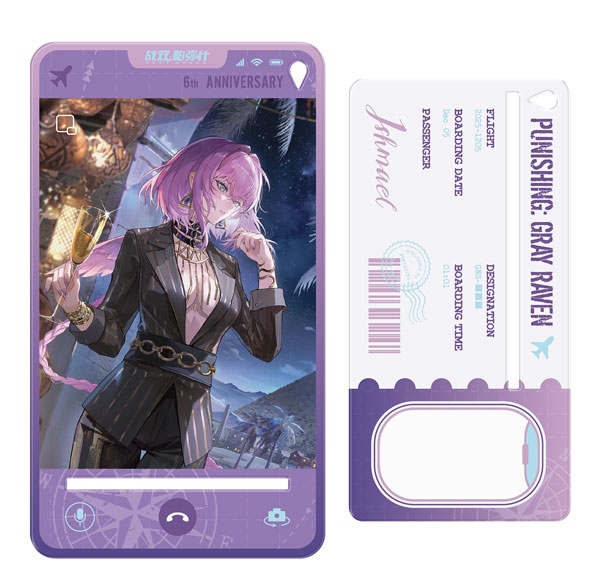 KURO GAMES [Exclusive Sale] Punishing: Gray Raven 6th Anniversary Echoes of Elsewhere Display Standee Ishmael Bild 1