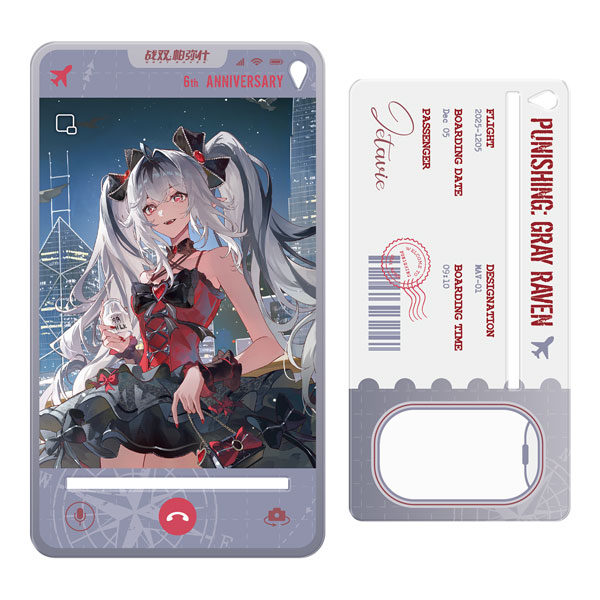 KURO GAMES [Exclusive Sale] Punishing: Gray Raven 6th Anniversary Echoes of Elsewhere Display Standee Jetavie