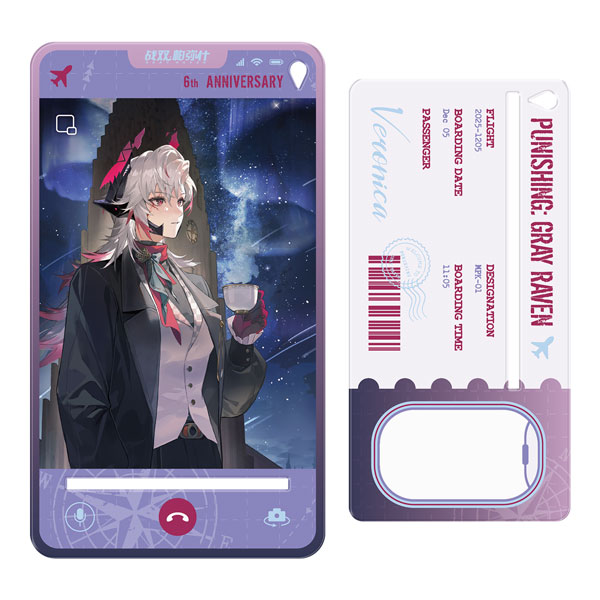 KURO GAMES [Exclusive Sale] Punishing: Gray Raven 6th Anniversary Echoes of Elsewhere Display Standee Veronica