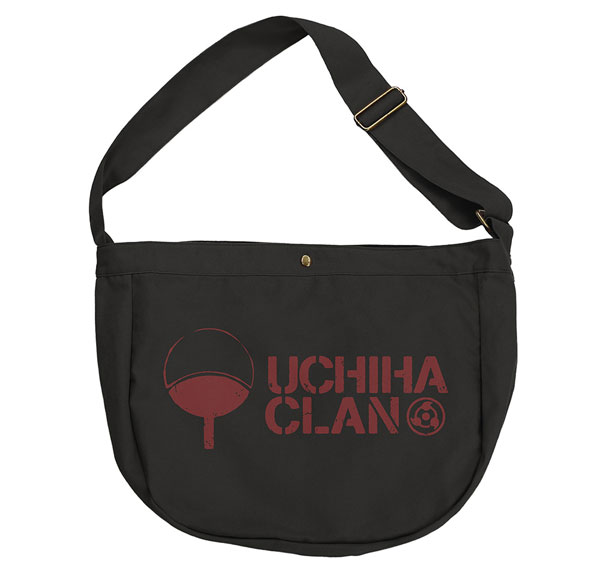 COSPA NARUTO Shippuden Uchiha Clan Newspaper Bag /BLACK hình ảnh 1