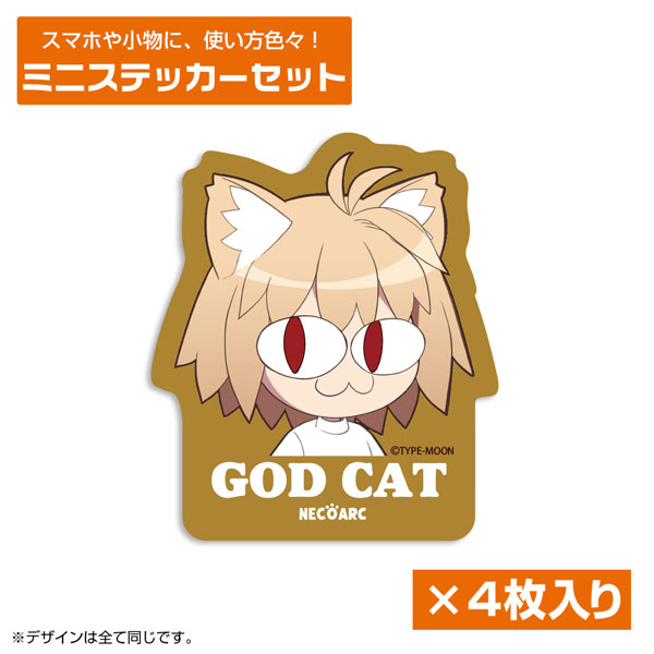 COSPA Tsukihime -A piece of blue glass moon- GOD CAT Neko Arc Mini Sticker Set