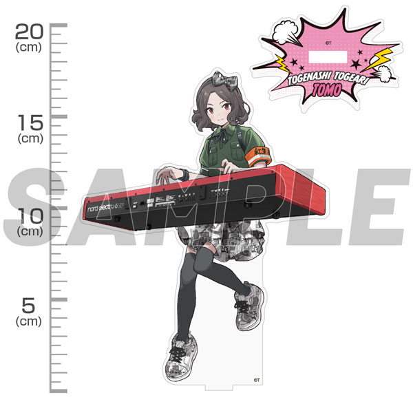 COSPA Girls Band Cry New Illustration Tomo Ebizuka Acrylic Stand (Large) Unmei no Hana Ver.