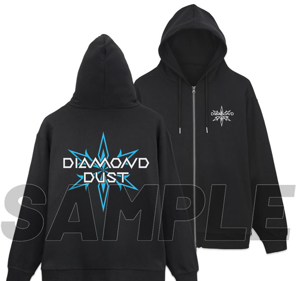 COSPA Girls Band Cry Diamond Dust Zip Hoodie Ver.2.0 /BLACK-XL รูปภาพ 1