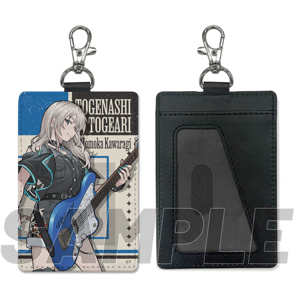 COSPA Girls Band Cry New Illustration Momoka Kawaragi Pass Case (w/Swivel Snap Hook) Unmei no Hana Ver. image 1