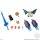 Bandai Choudou Alpha Ultraman 13 Set of All 6 Types 图片 8