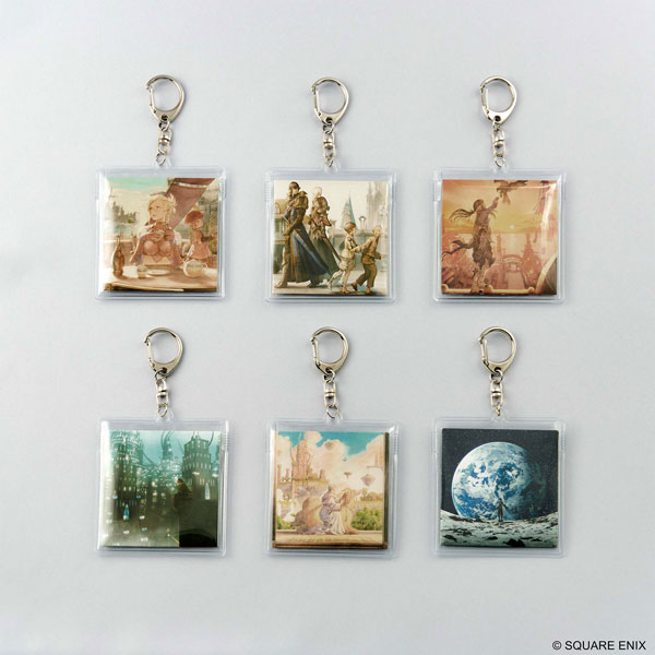 Square Enix Final Fantasy XIV Music Collection Keychain Vinyl Series Vol.1 6Pack BOX