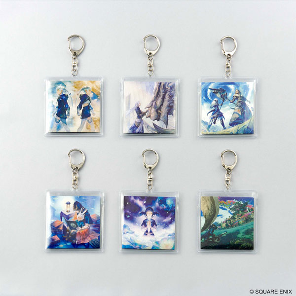 Square Enix Final Fantasy XIV Music Collection Keychain Vinyl Series Vol.2 6Pack BOX