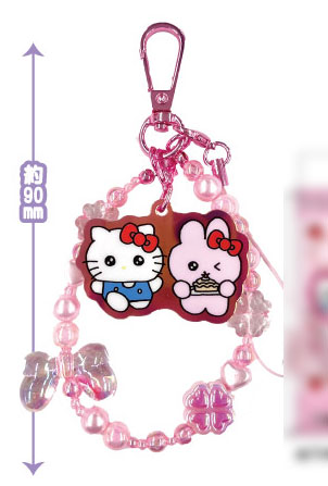 TCP Choigosim x Sanrio Characters Phone Strap Pink
