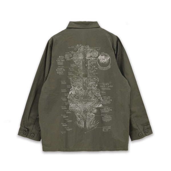 COSPA Made in Abyss The Golden City of the Scorching Sun Abyss Map Fatigue Jacket Ver.2.0 /MOSS-XL 画像 1