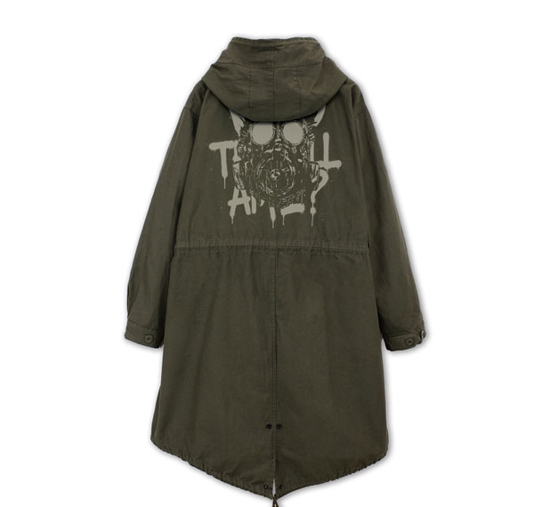 COSPA Dorohedoro (Original Series) Kaiman Mask M-51 Jacket /MOSS-XL รูปภาพ 1