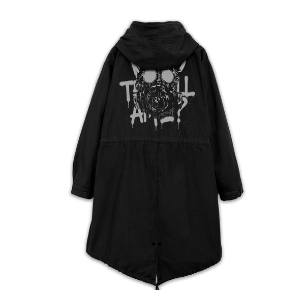 COSPA Dorohedoro (Original Series) Kaiman Mask M-51 Jacket /BLACK-M รูปภาพ 1