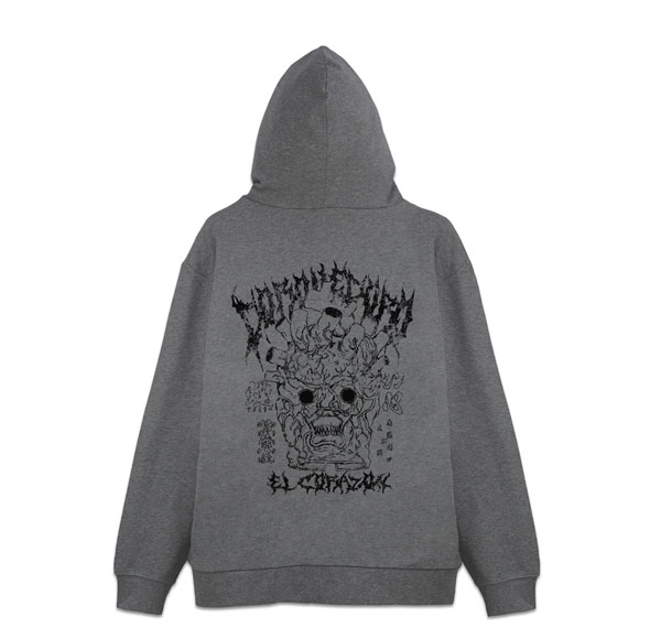 COSPA Dorohedoro (Original Series) Shin Mask Zip Hoodie /MIX GRAY-XXL รูปภาพ 1