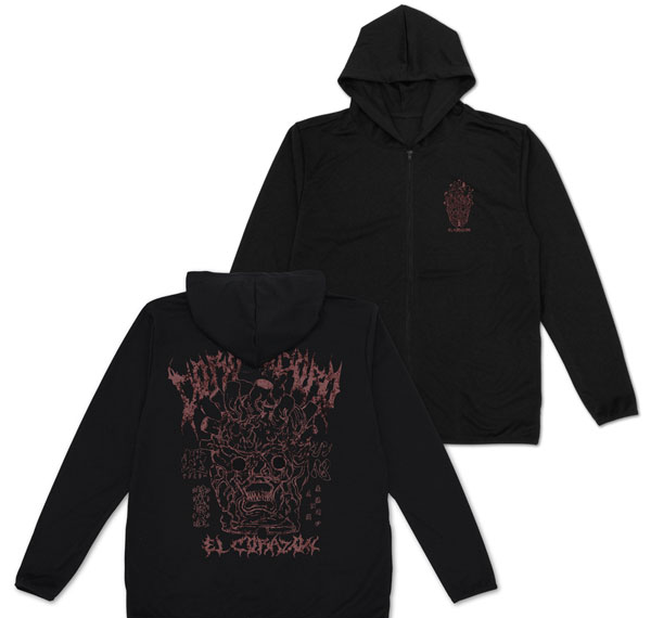 COSPA Dorohedoro (Original Series) Shin Mask Thin Dry Hoodie /BLACK-XL รูปภาพ 1