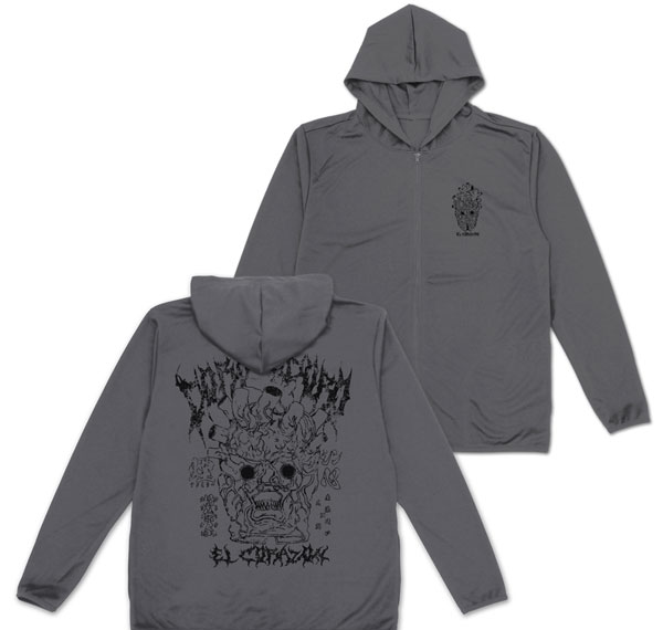 COSPA Dorohedoro (Original Series) Shin Mask Thin Dry Hoodie /GRAY-M รูปภาพ 1