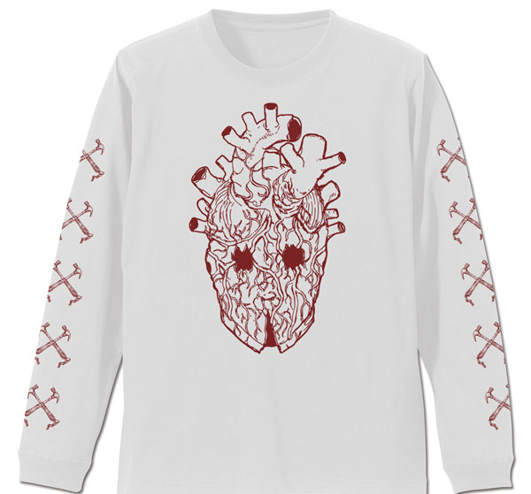 COSPA Dorohedoro (Original Series) Shin Mask Ribbed Long Sleeve T-shirt /WHITE-XL รูปภาพ 1
