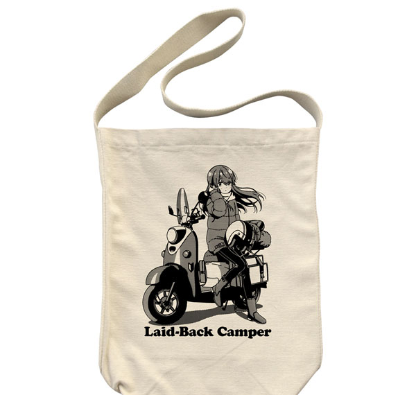 COSPA "Yuru Camp SEASON3" New Illustration Rin Shima Shoulder Tote Bag Taking a Break on the Bike Ver. /NATURAL รูปภาพ 1