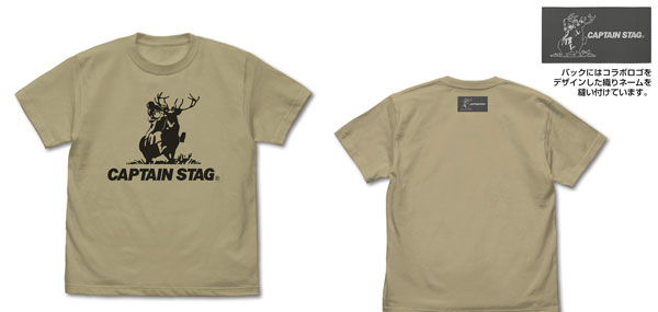 COSPA "Yuru Camp" x CAPTAIN STAG T-shirt /SAND KHAKI-XL รูปภาพ 1