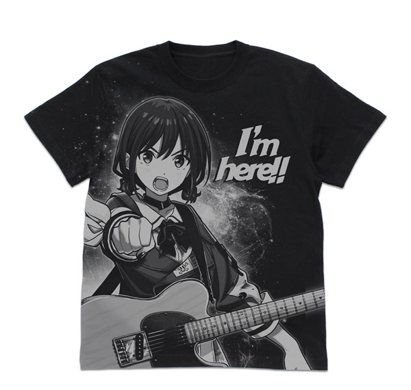 COSPA Girls Band Cry Nina Iseri All Print T-shirt /BLACK-M รูปภาพ 1