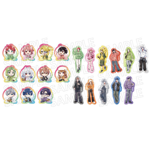 Ensky Colorful Peach Flake Sticker ColorPeach Picnic (1)
