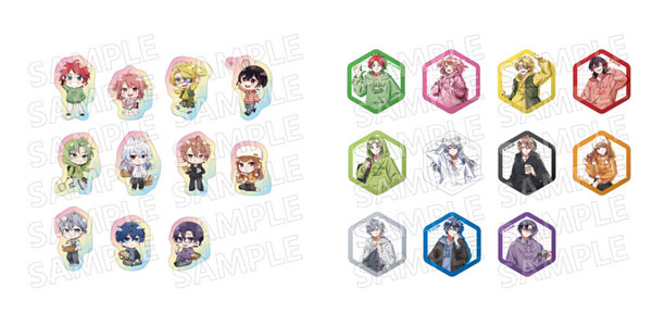 Ensky Colorful Peach Flake Sticker ColorPeach Picnic (2)