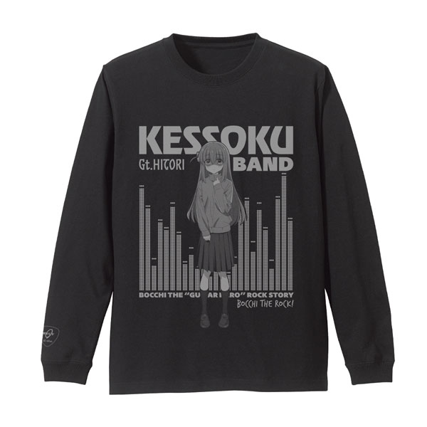 COSPA ぼっち・ざ・ろっく! 後藤ひとり リブ長袖Tシャツ /BLACK-S