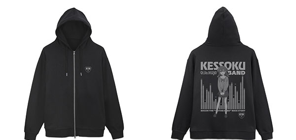 COSPA Anime "BOCCHI THE ROCK!" Ikuyo Kita Zip Hoodie /BLACK-XL รูปภาพ 1