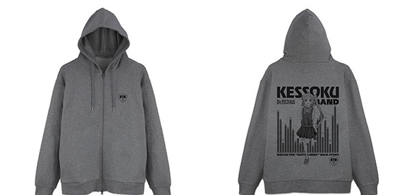 COSPA Anime "BOCCHI THE ROCK!" Nijika Ijichi Zip Hoodie /MIX GRAY-L รูปภาพ 1