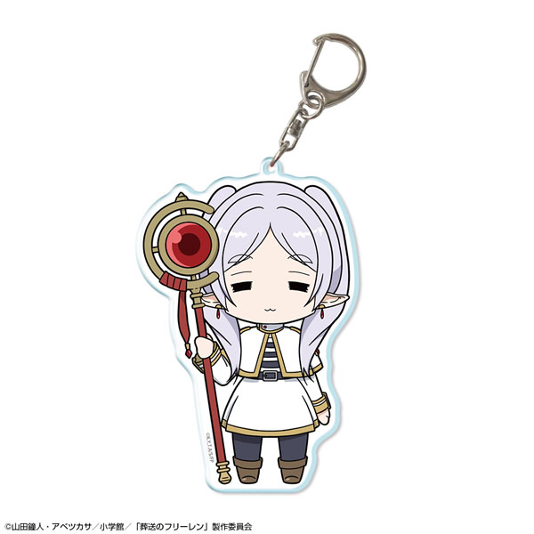 License Agent TV Anime "Frieren: Beyond Journey's End" Big Acrylic Keychain Ver.2 Design 01 (Frieren /A)