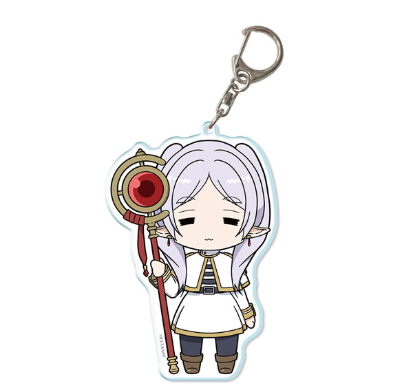 License Agent TV Anime "Frieren: Beyond Journey's End" Big Acrylic Keychain Ver.2 Design 01 (Frieren /A) Bild 1