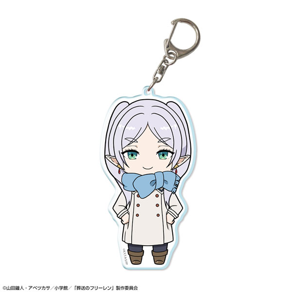 License Agent TV Anime "Frieren: Beyond Journey's End" Big Acrylic Keychain Ver.2 Design 03 (Frieren /C)