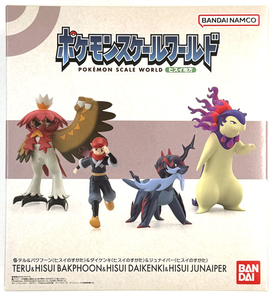 Bandai Pokemon Scale World Hisui Region Rei & Typhlosion (Hisui Form) & Samurott (Hisui Form) & Decidueye (Hisui Form) (Candy Online Shop Exclusive)