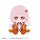 Solarain Guilty Crown Inori Yuzuriha Punipuni Plush gambar 2