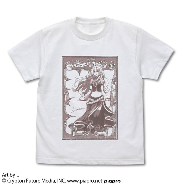 COSPA Megurine Luka T-shirt . Ver. /WHITE-L