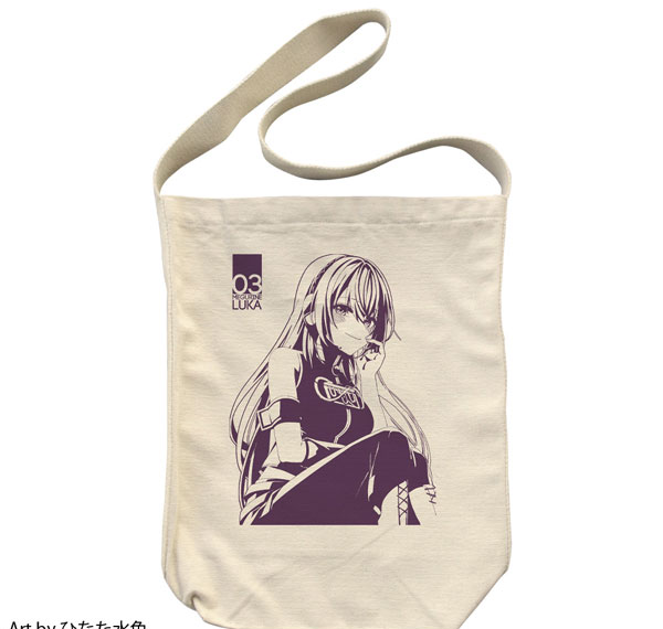 COSPA Megurine Luka Shoulder Tote Bag Hinata Mizuiro Ver. /NATURAL รูปภาพ 1